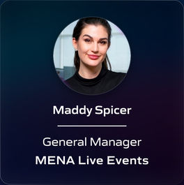 Maddy Spicer - General Manager - MENA Live Events