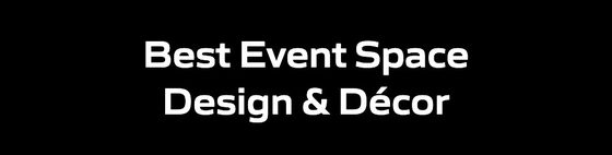 Best Event Space Design & Décor - Tower plates 480x122