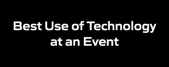 Best Use of Technology at an Event - Centre 400x159