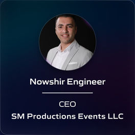 Nowshir Engineer - CEO - SM Productions Events LLC