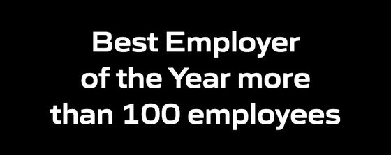 Best Employer of the Year more than 100 employees - Centre 400x159