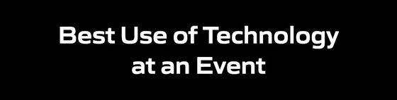 Best Use of Technology at an Event - Tower plates 480x122