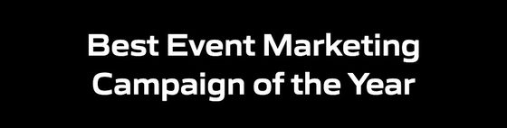 Best Event Marketing Campaign of the Year - Tower plates 480x122